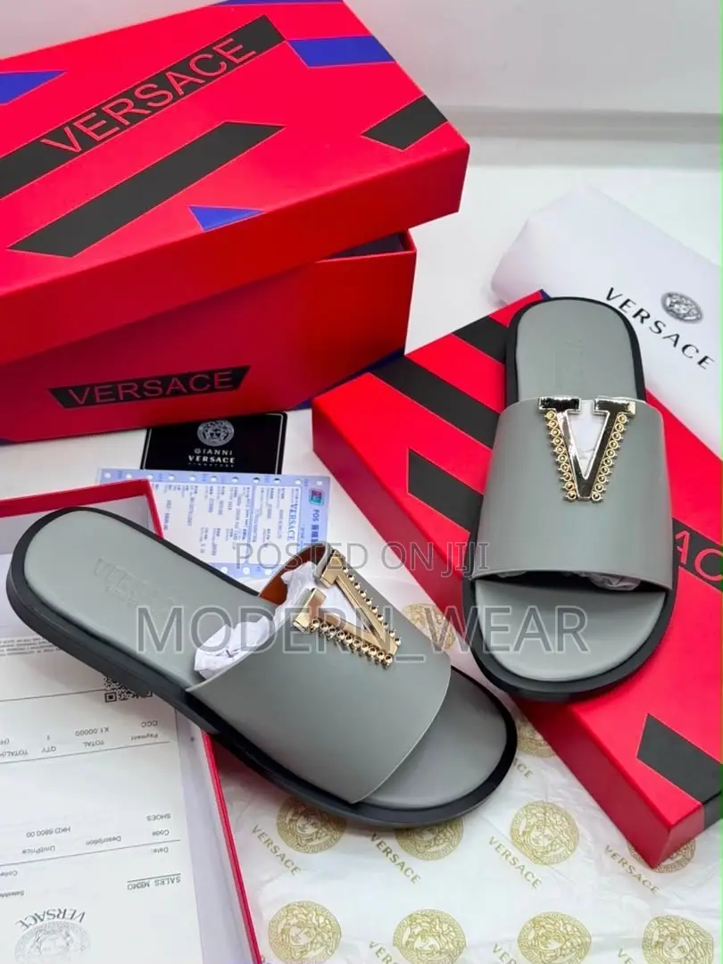 Super Quality and Executive Versace Brand of Flat Sole Slippers