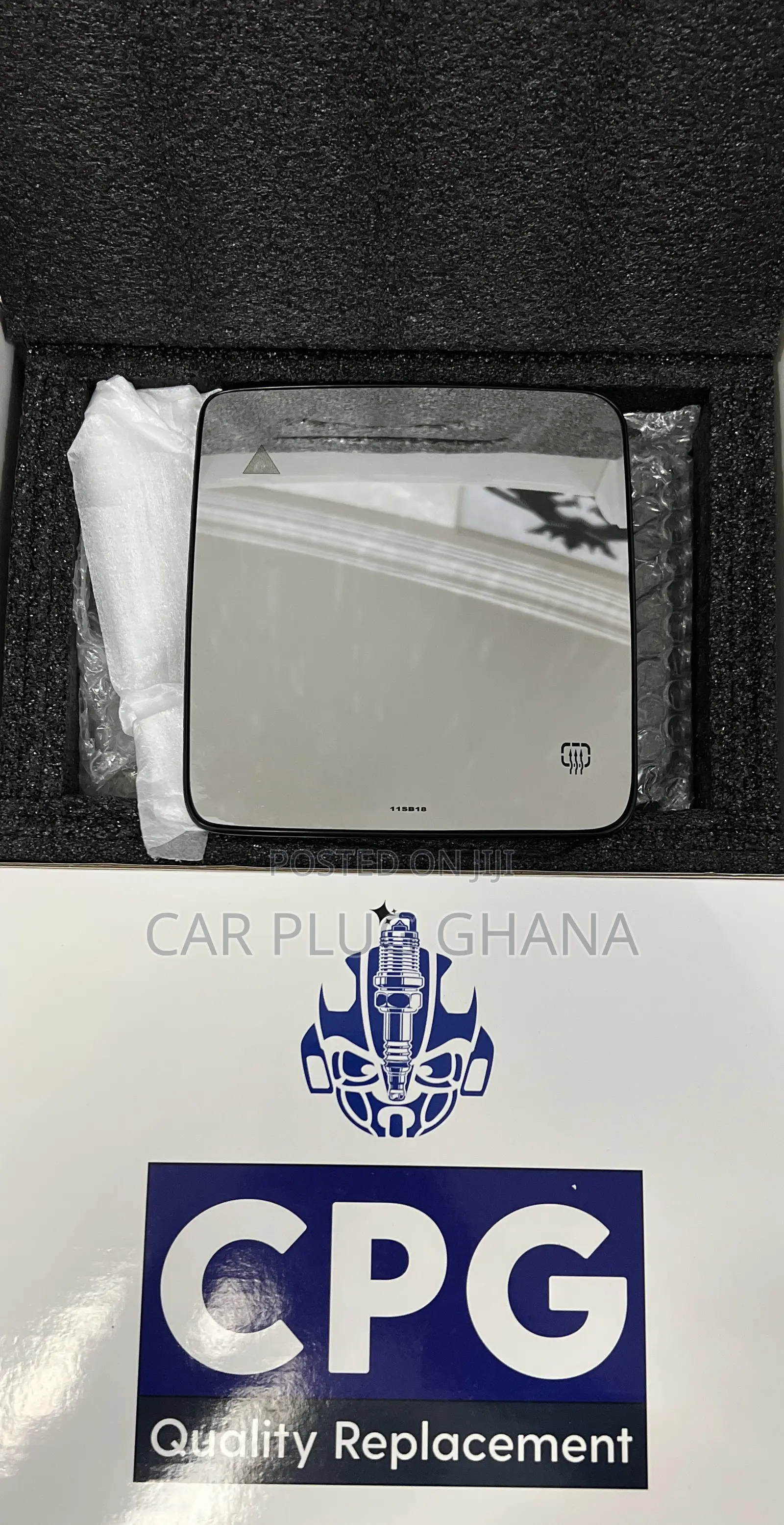 Jeep Wrangler 2018-2025 Side Mirror Glass With Sensor