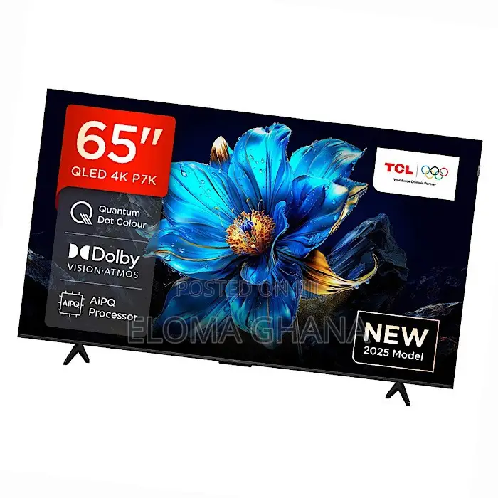 All New 65 Inch TCL Qled Smart Frameless 2026 TV