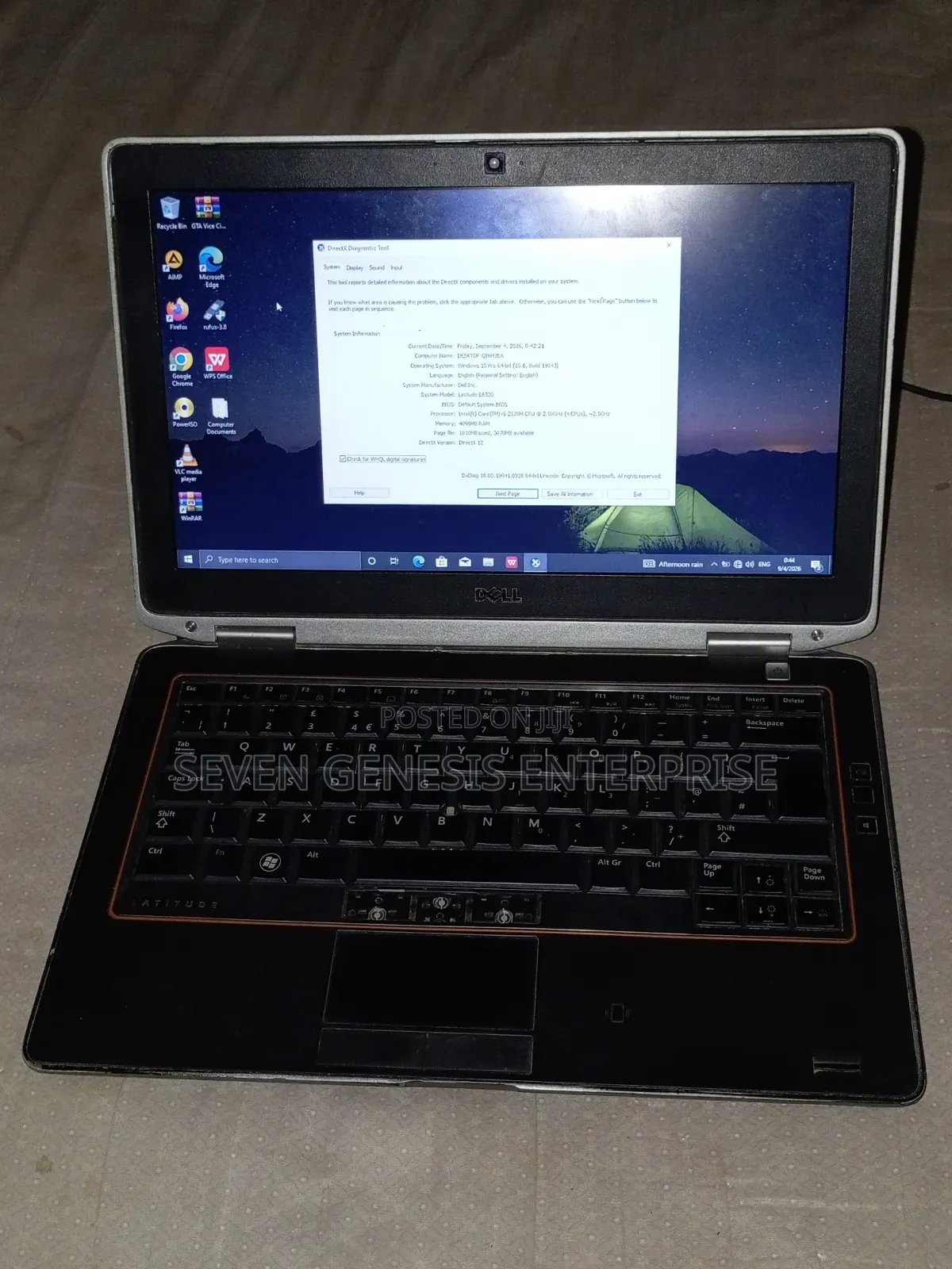 Laptop Dell Latitude E6320 4GB Intel Core i5 SSD 256GB
