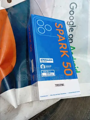 New Tecno Spark 50 128 GB Black