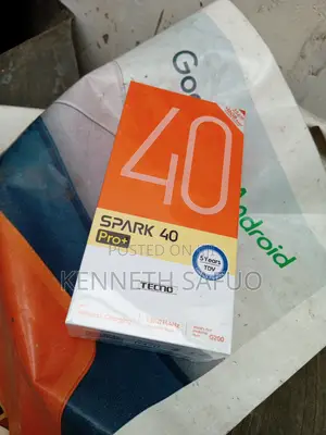 New Tecno Spark 40 Pro+ 256 GB Black