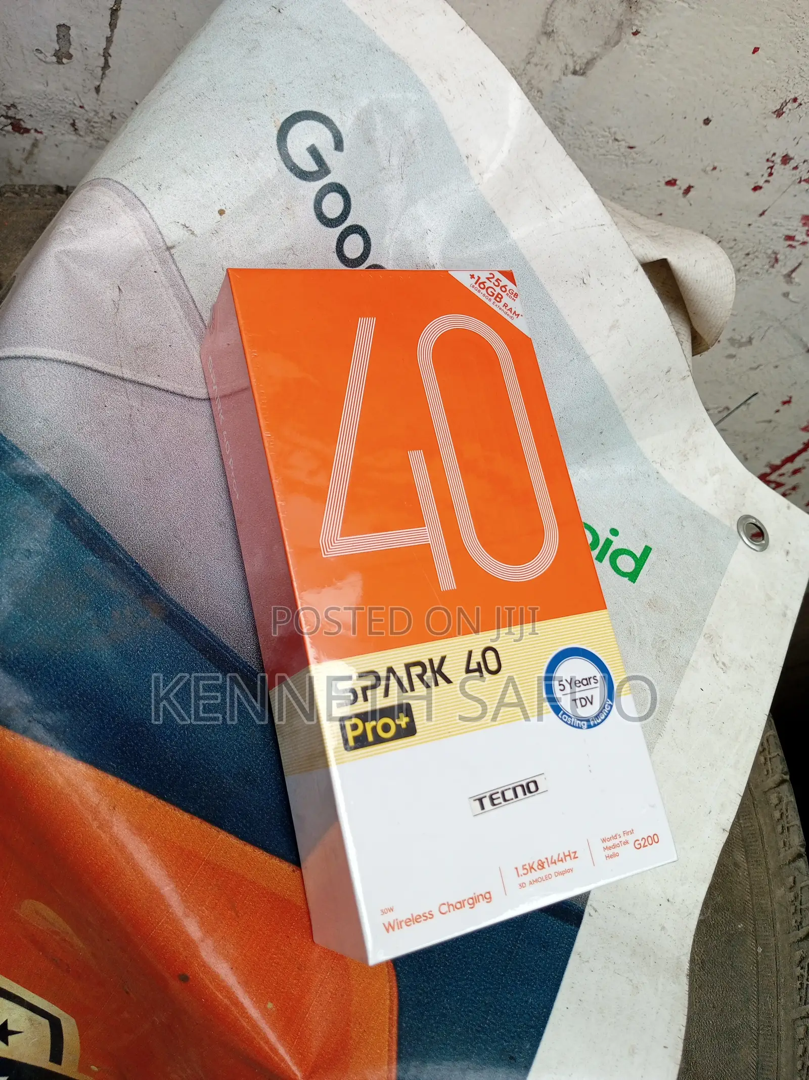 New Tecno Spark 40 Pro+ 256 GB Black