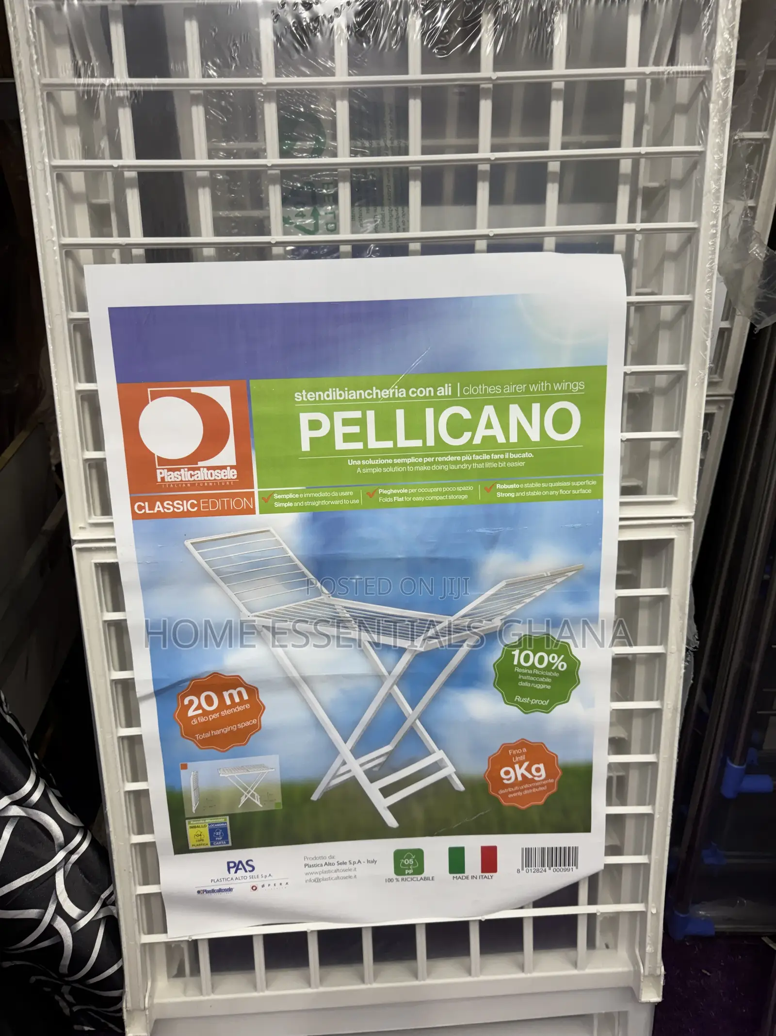 Original Italian Plastic Clothes Dryer 