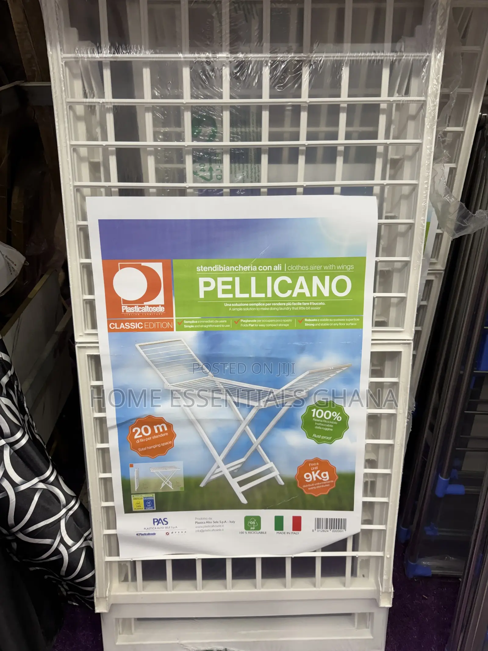 Original Italian Plastic Clothes Dryer 