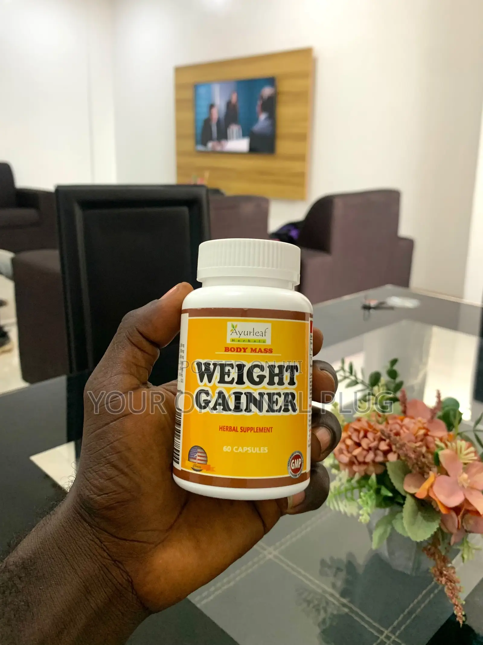 Ayurleaf Weight Gainer – For Men Women | Natural Herbal Formula.