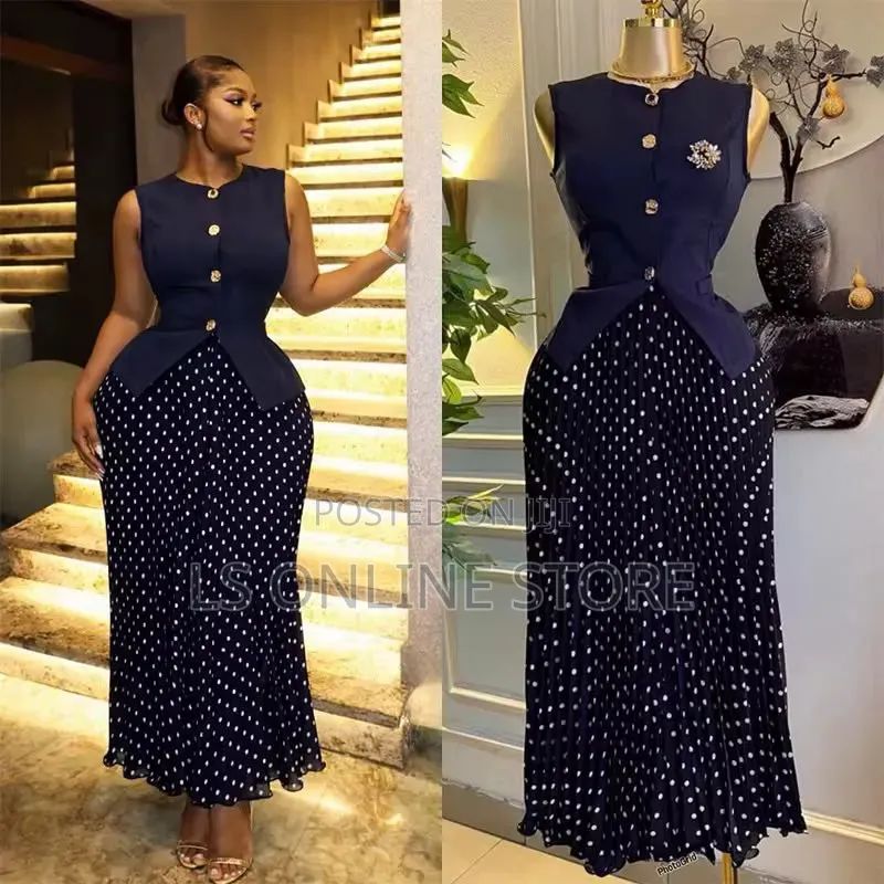 Sleeveless Waistcoat and Skirt