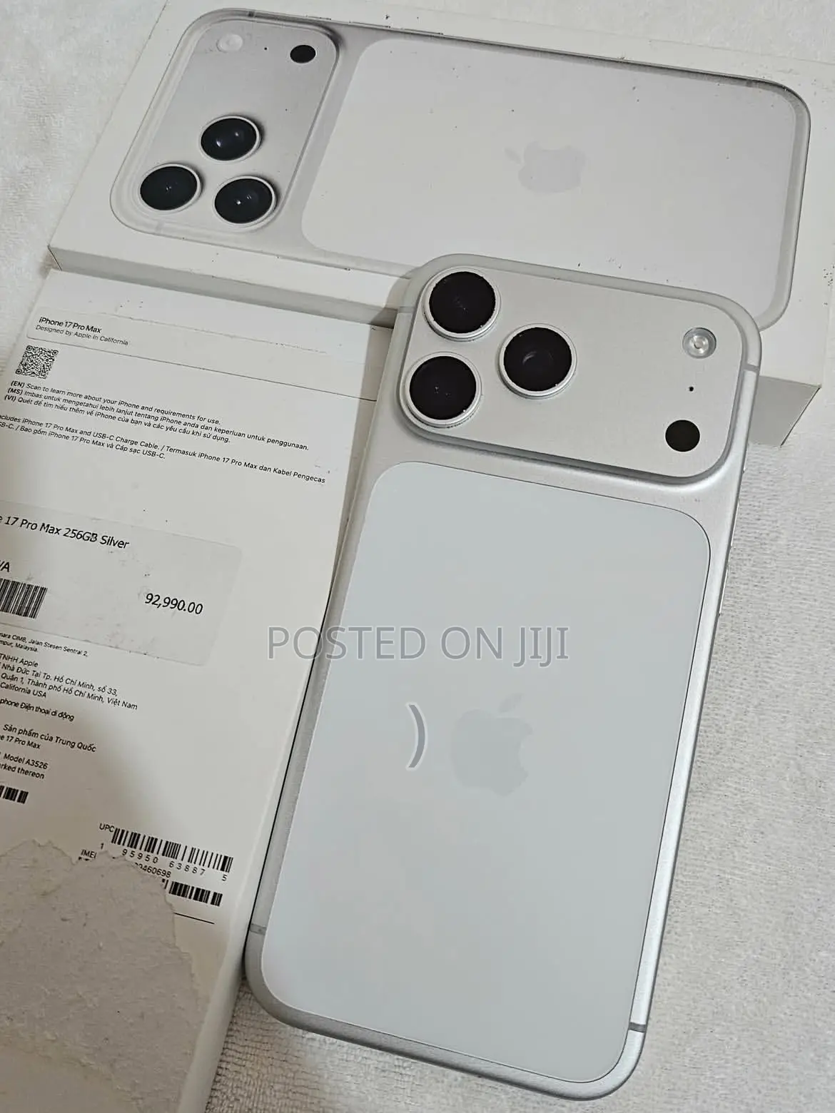 Apple iPhone 17 Pro Max 256 GB Silver
