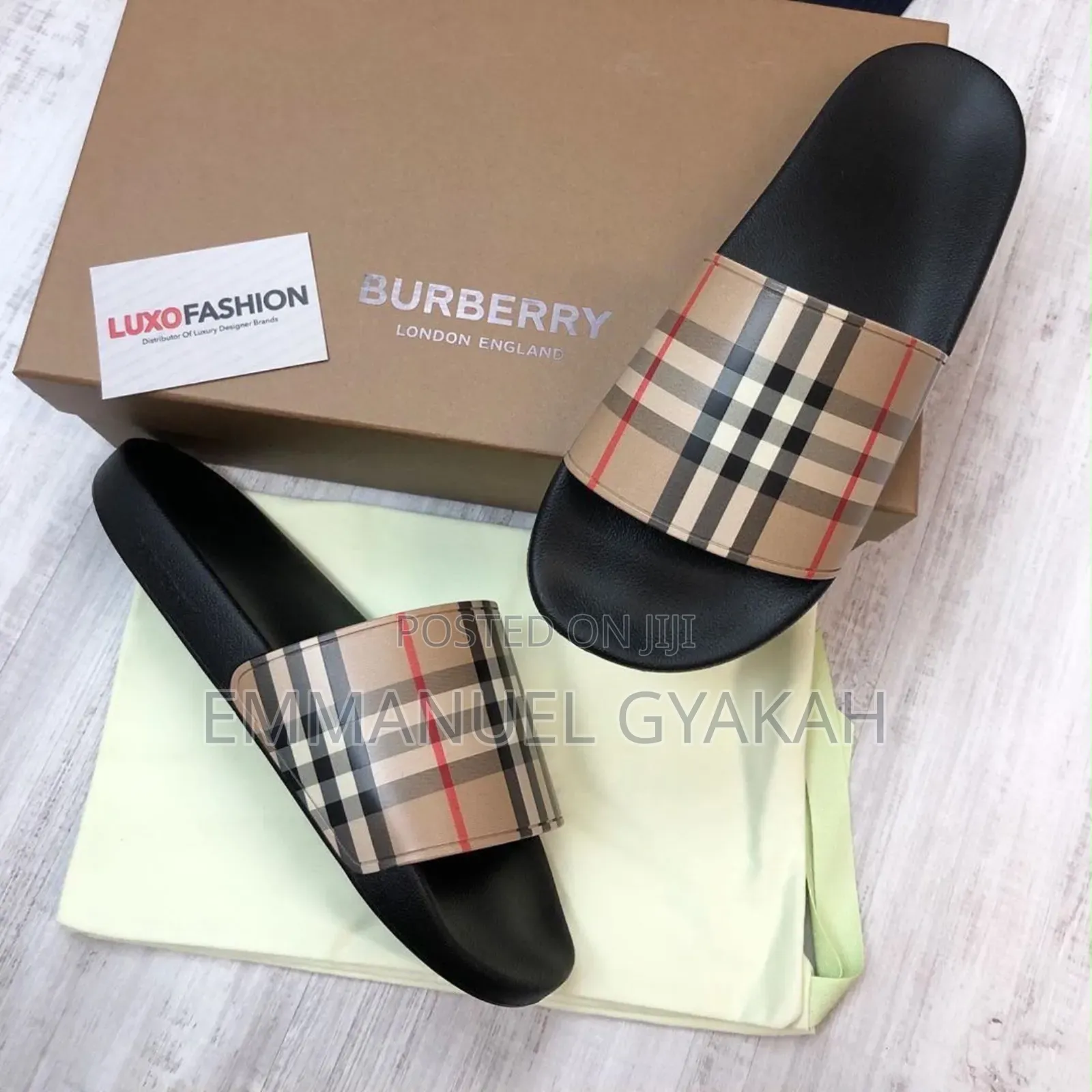 Adidas, Burberry, Daily Paper Slippers, D G Slide