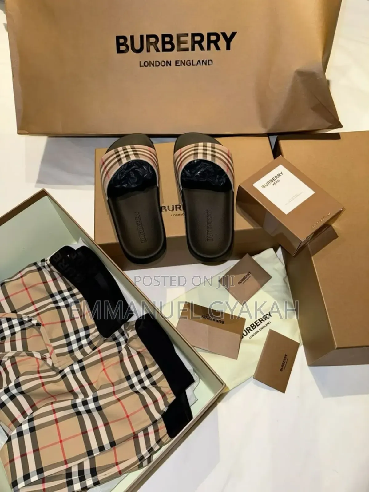 Adidas, Burberry, Daily Paper Slippers, D G Slide