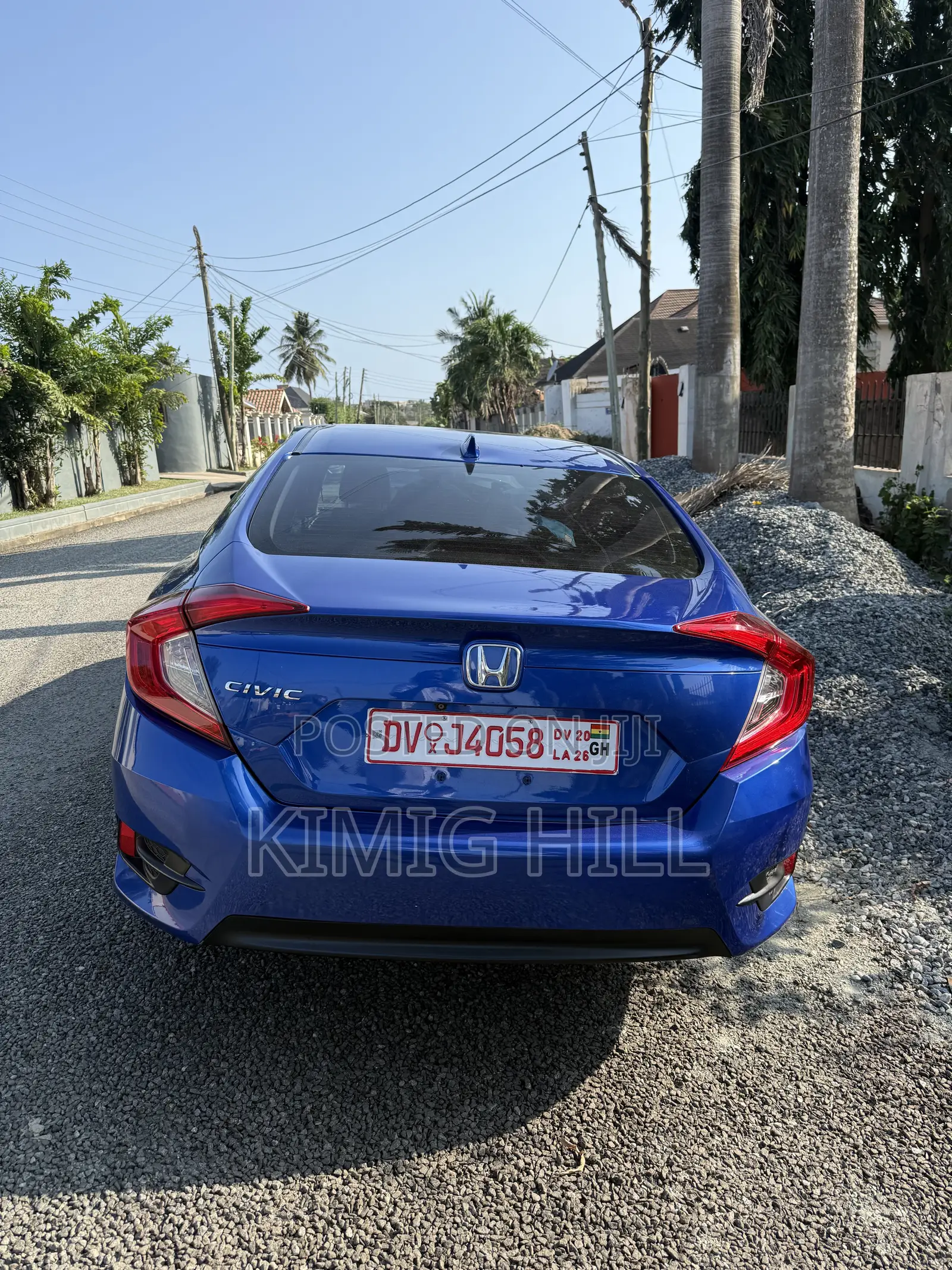 Honda Civic EX Sedan 2018 Blue
