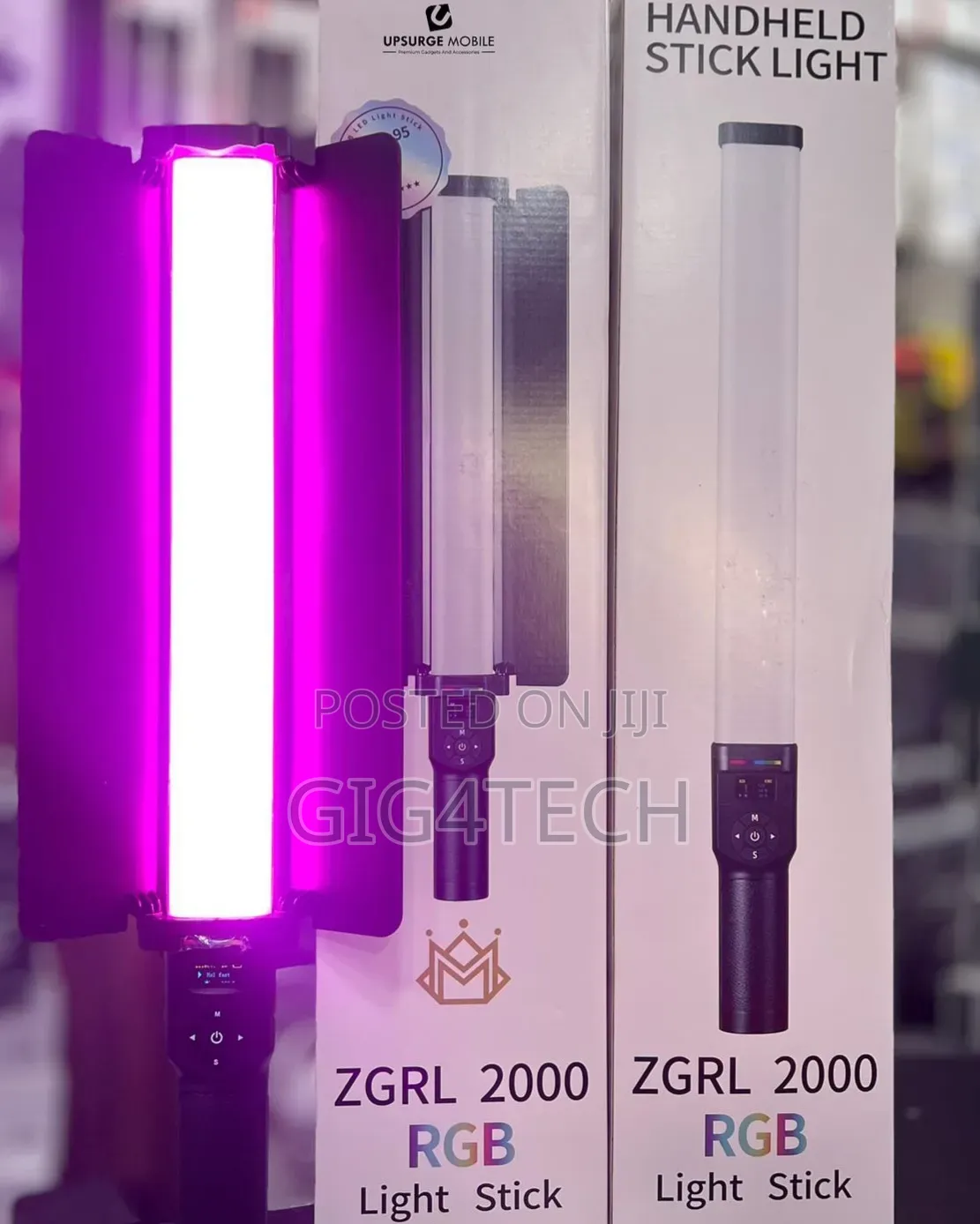 Handheld and Rechargeable RGB Tube Light Stick