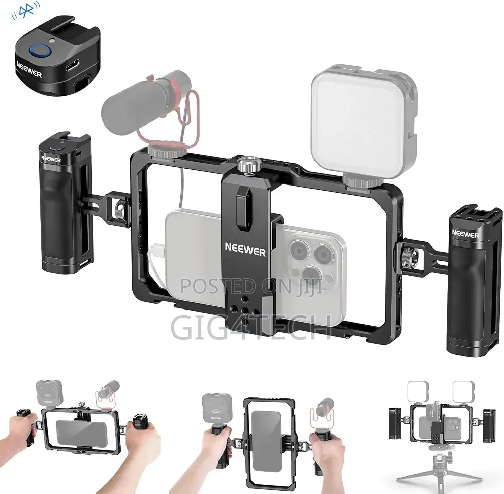 NEEWER Universal Phone Cage Video Rig With Side Handle