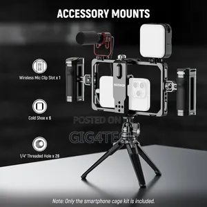 NEEWER Universal Phone Cage Video Rig With Side Handle