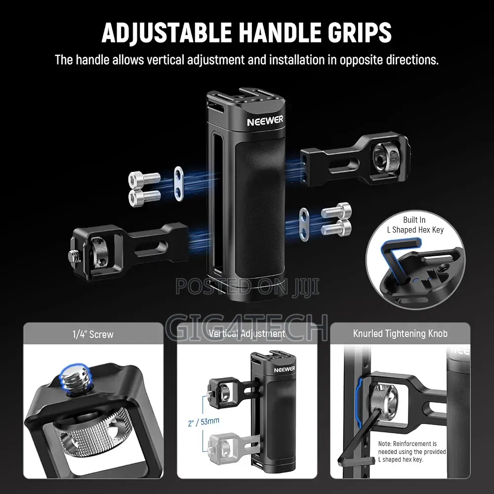 NEEWER Universal Phone Cage Video Rig With Side Handle