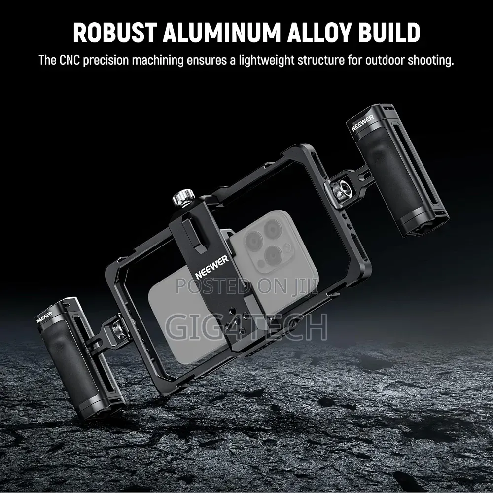 NEEWER Universal Phone Cage Video Rig With Side Handle