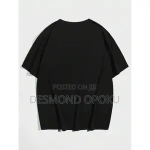 Men’s Thick Skull Print T-Shirt BlackT736311
