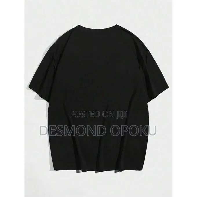 Men’s Thick Skull Print T-Shirt BlackT736311