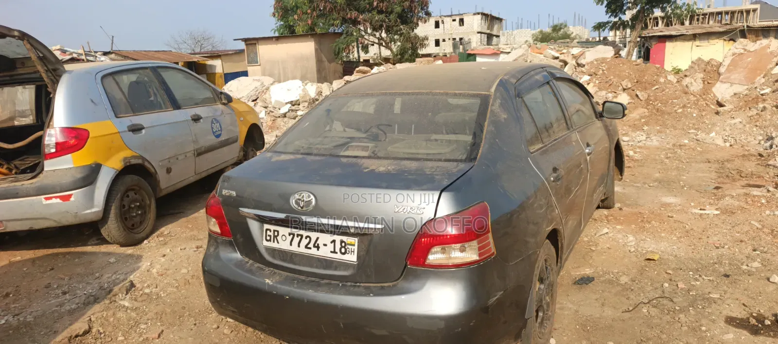 Toyota Yaris 2010 Gray