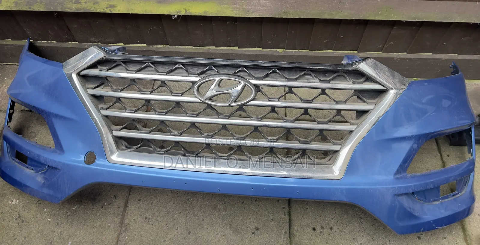 Original 2016 Hyundai Tucson- Front Bumper Blue Complete
