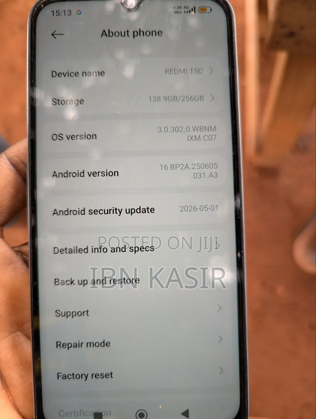 Xiaomi Redmi 15C 4G 256 GB Green