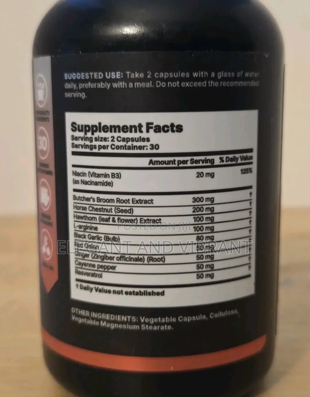 Circulation Complex for Varicose Veins - Resveratrol, Horse Chestnut
