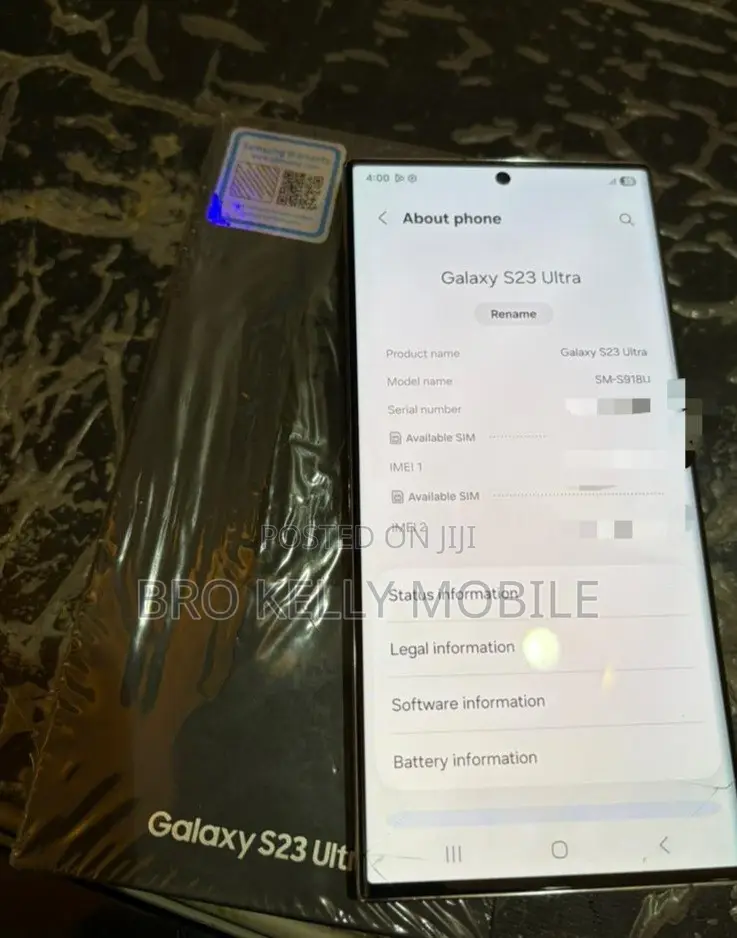 New Samsung Galaxy S23 Ultra 512 GB Gray