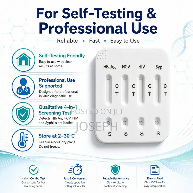 4 in 1 HIV Self Testing Kits