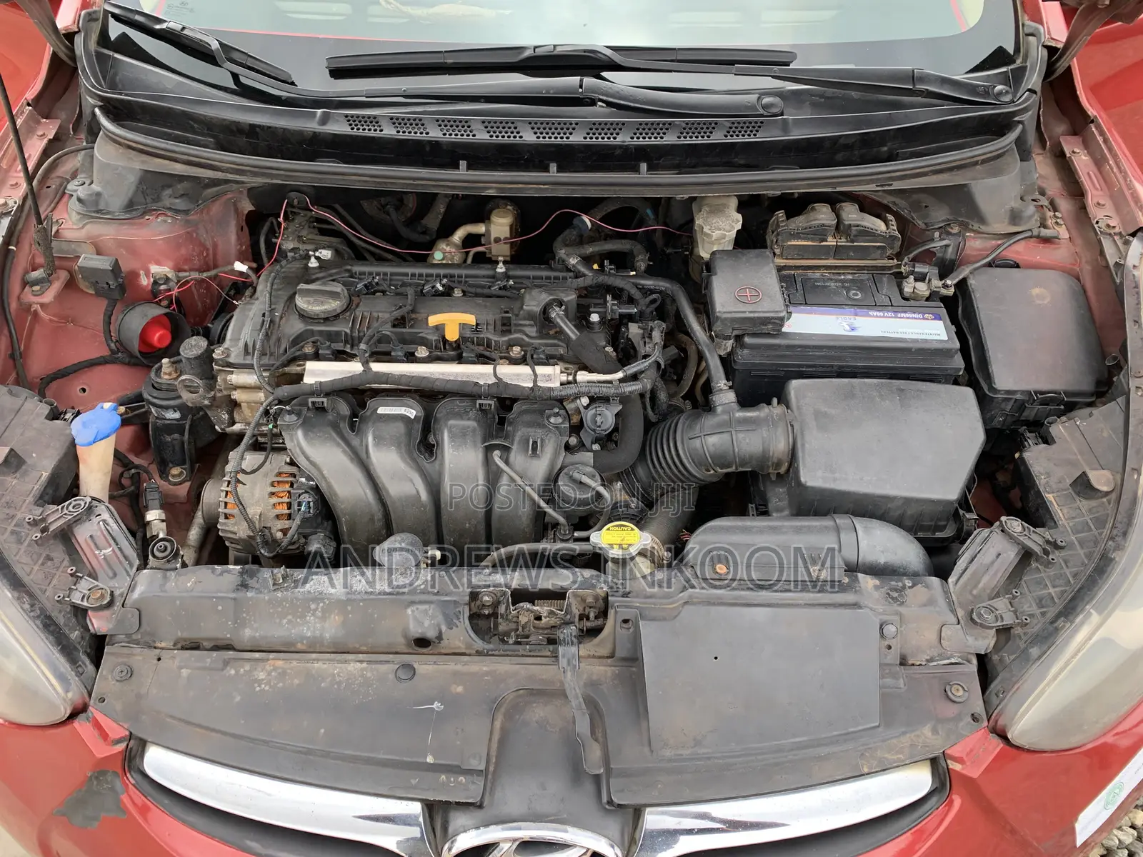 Hyundai Elantra GLS Automatic 2012 Red