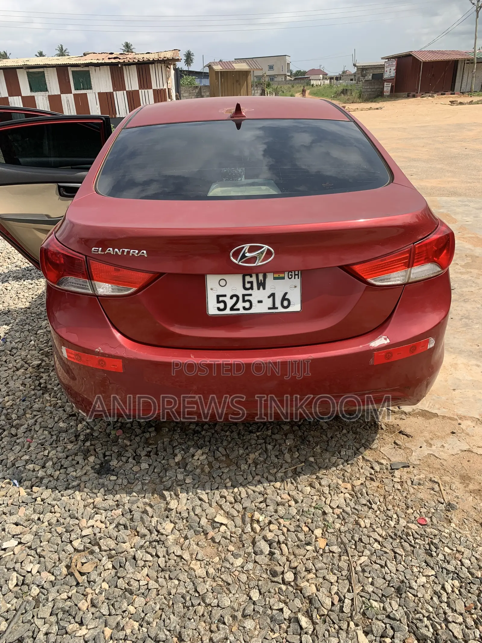 Hyundai Elantra GLS Automatic 2012 Red