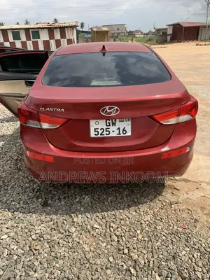 Hyundai Elantra GLS Automatic 2012 Red