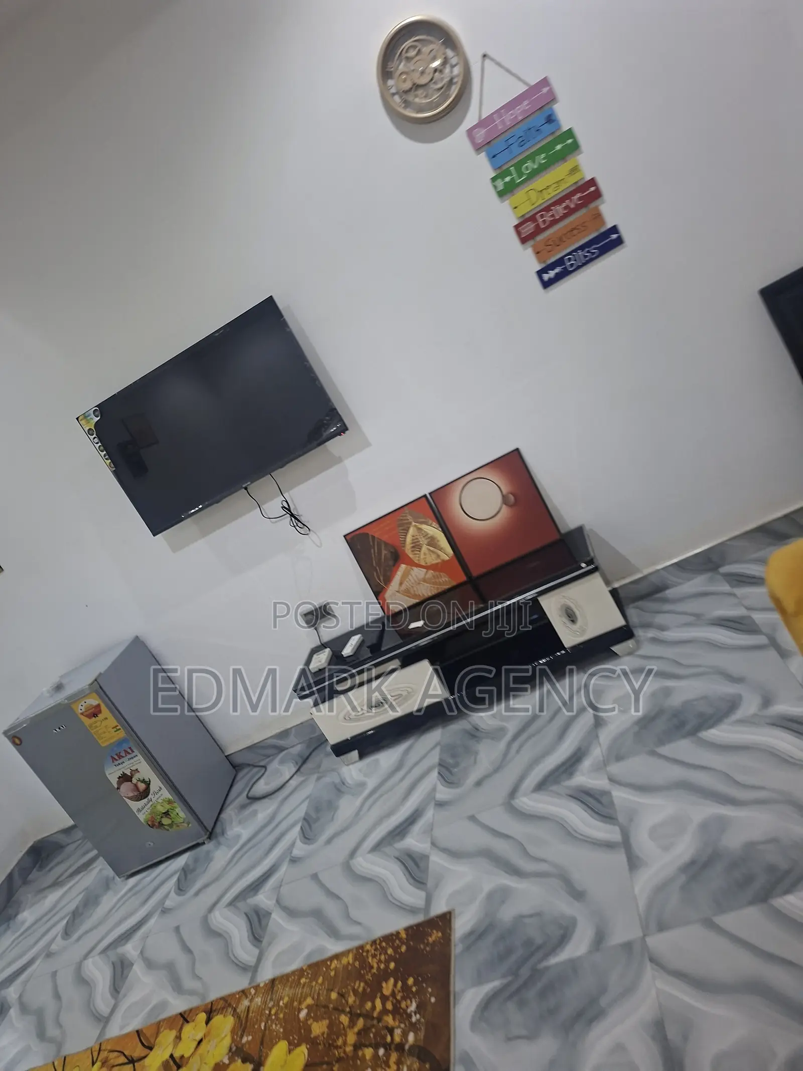 Furnished 1bdrm Apartment in Achimota Mile 7 for rent