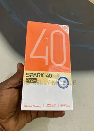 New Tecno Spark 40 Pro+ 256 GB Black