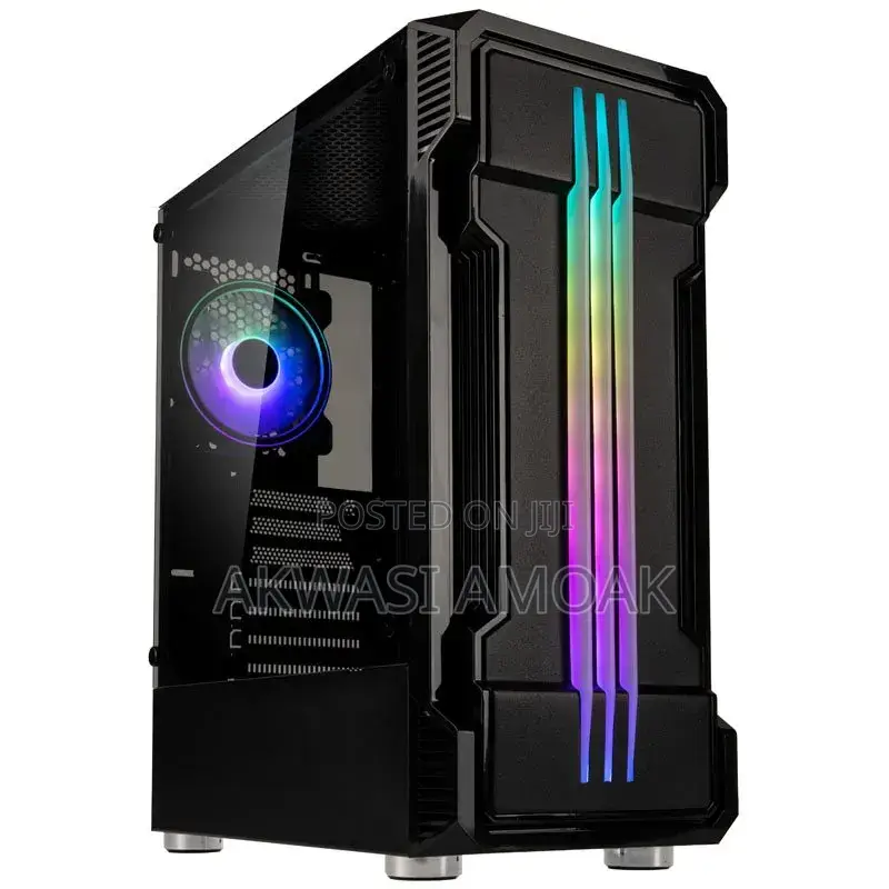 Koling Inspire Argb Mid Tower Case With 3 RGB Fans