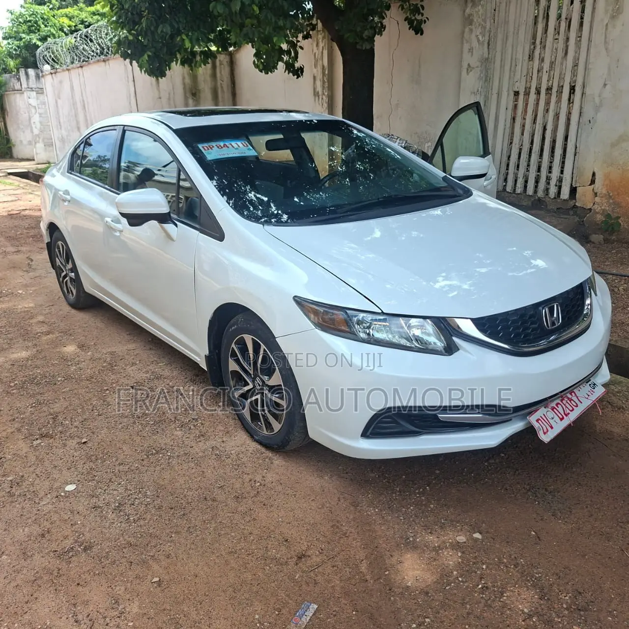 Honda Civic EX 4dr Sedan (1.8L 4cyl CVT) 2015 White