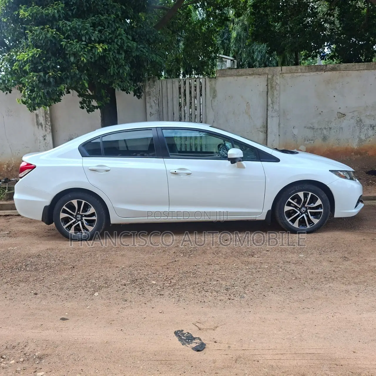 Honda Civic EX 4dr Sedan (1.8L 4cyl CVT) 2015 White