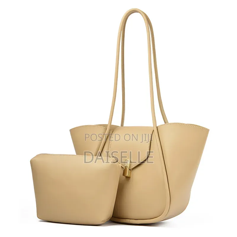 Luxury Tote Bag With Inner Pouch
