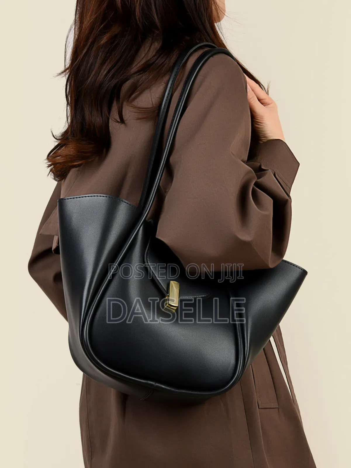 Luxury Tote Bag With Inner Pouch