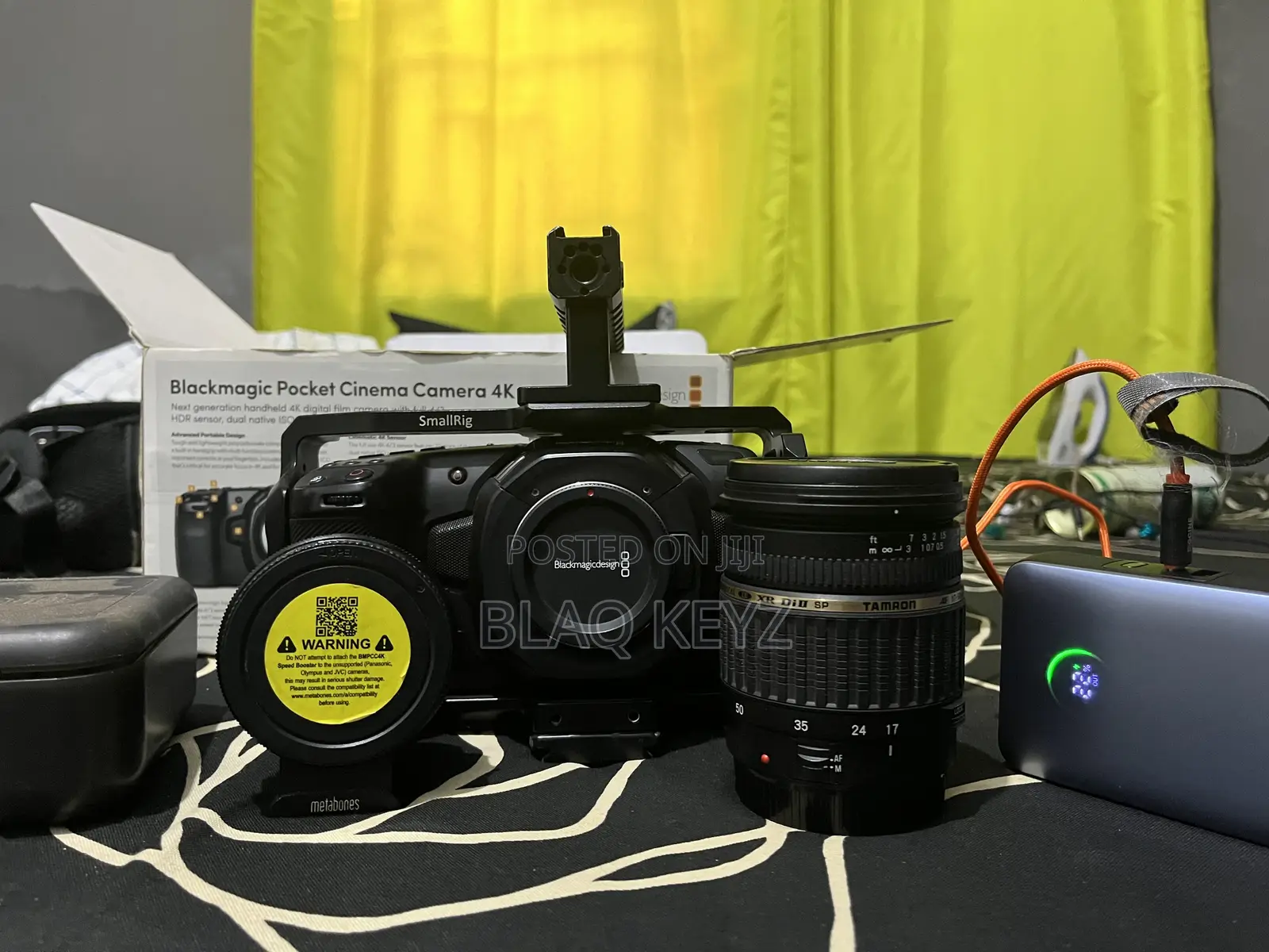 Blackmagic 4k Bundle With Metabones