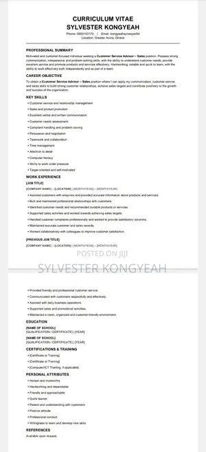 Logistics Transportation CV