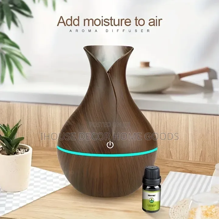 Humidifier Diffuser With 2 Essential Oils