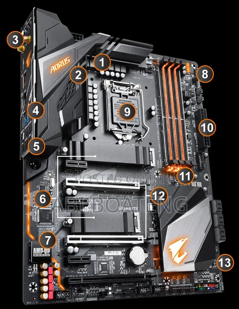 New Gigabyte GA-H110MSTX-HD3-ZK 36GB Intel Core Ultra 9 SSHD+SSD 2T