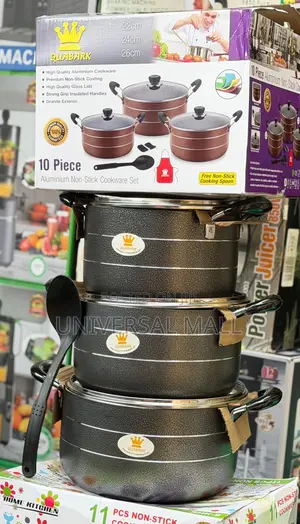5 Sets or 10pieces Aluminum Cookware Set