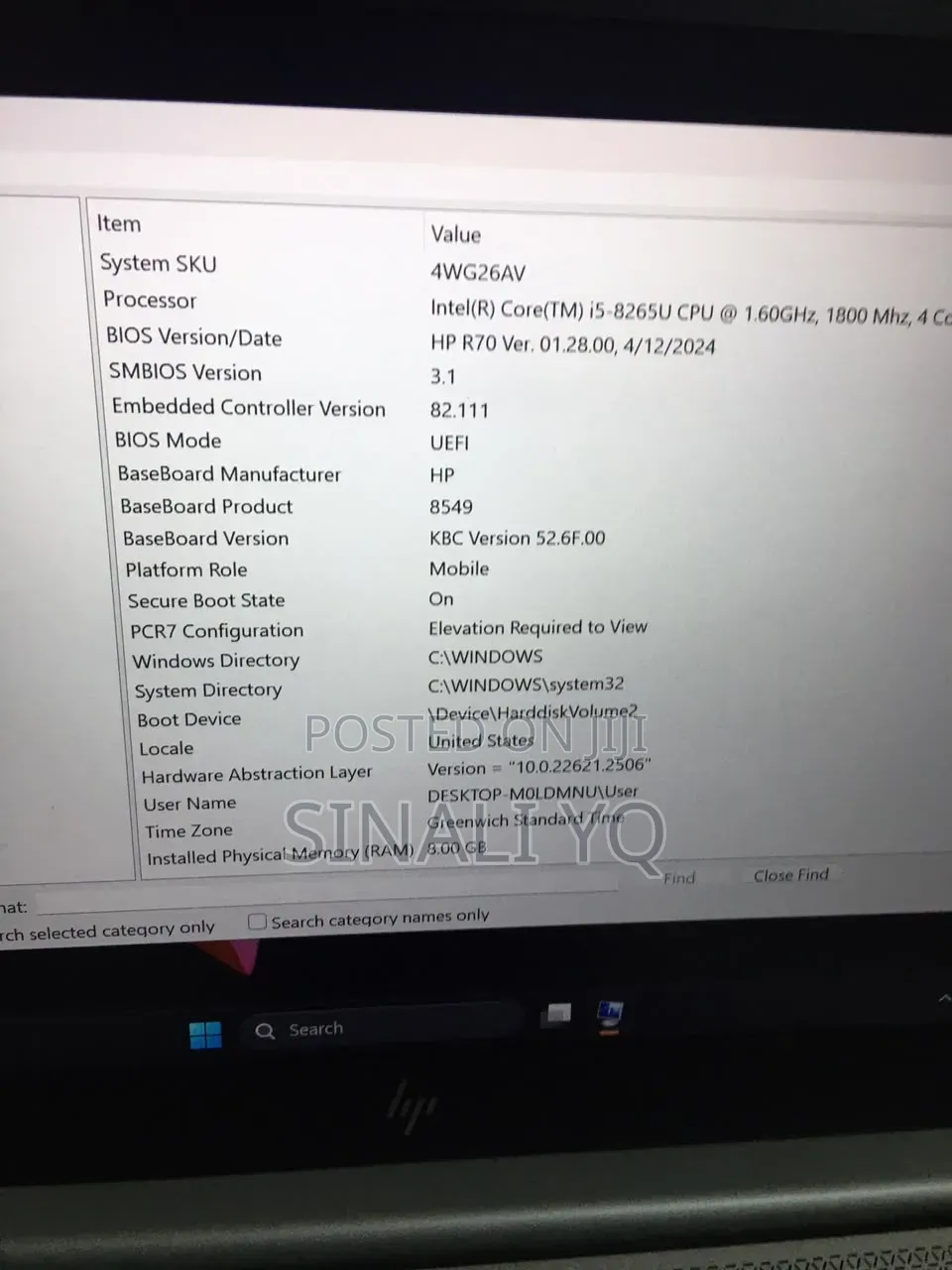 Laptop HP EliteBook 840 G6 8GB Intel Core i5 SSD 256GB