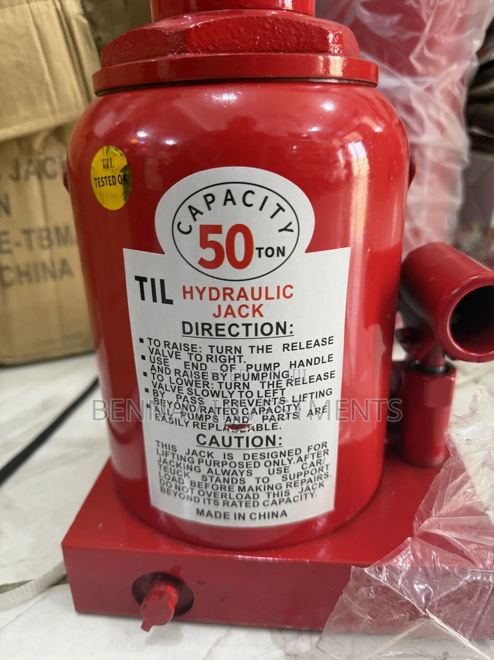 50Ton Heavy Duty Hydraulic Jack