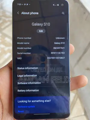 Samsung Galaxy S10 128 GB Black