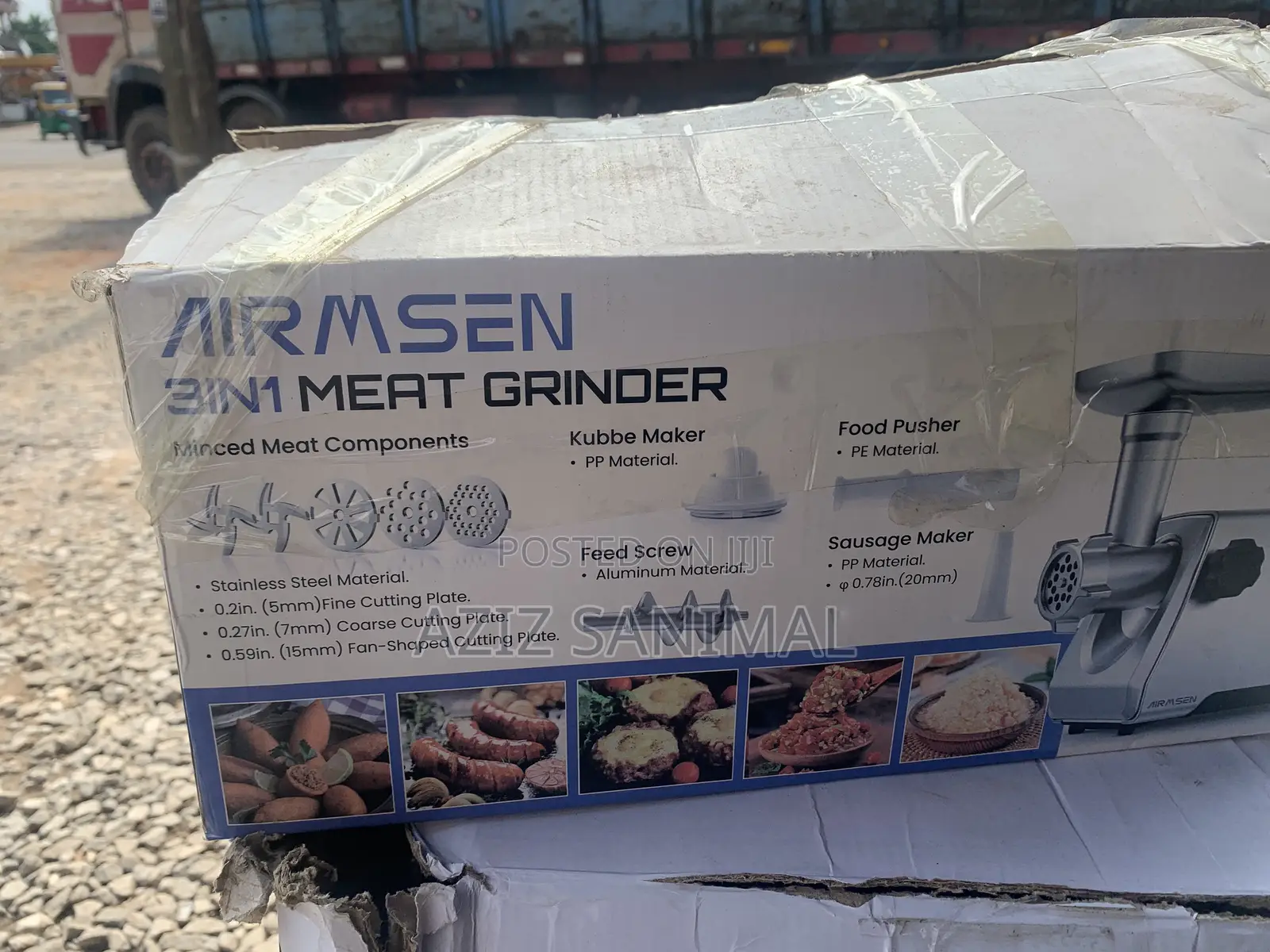 AIRMSEN 3-in-1 Electric Meat Grinder