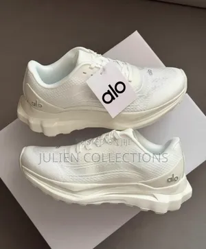 Alo Trainers Black Grey Cream N Coffee Brown