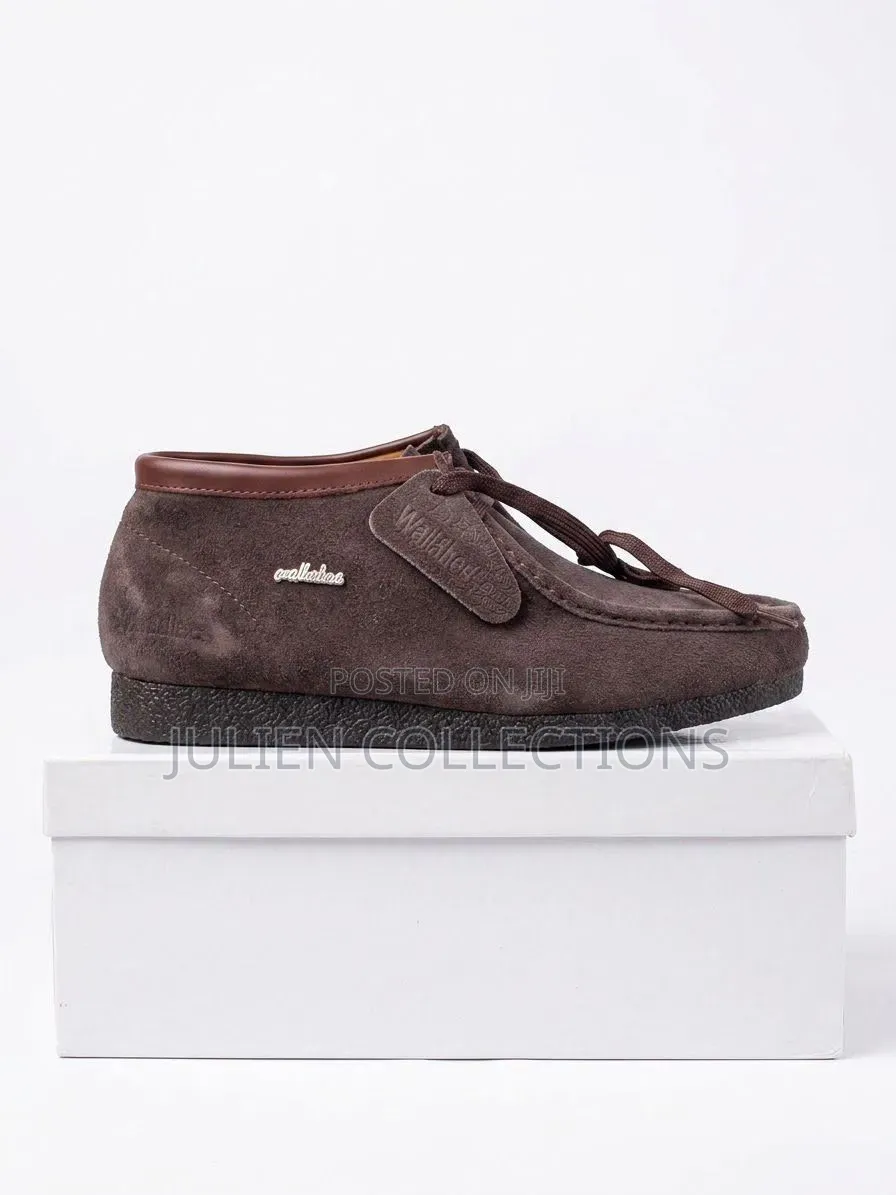 Original Clarks Wallabees Long Black Brown