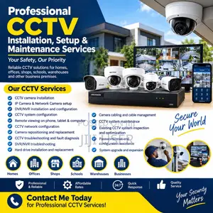 Professional CCTV Installation, Setup & Maintenance Services